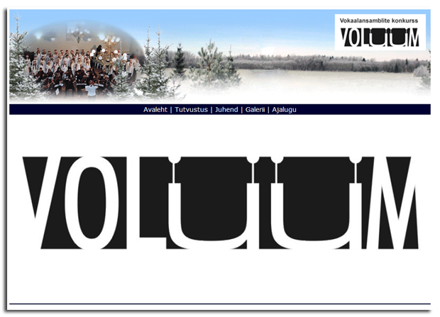 ekraanipilt veebilehest - avaleht