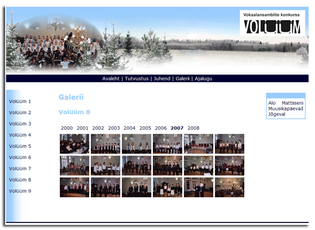 ekraanipilt veebilehest - galerii